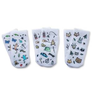 lot 92619 image: squid socks Polyester Socks  0-6M, 6-12M, 12-24M, & 2T-3T  Grip Socks that Stay On  As Seen on Shark Tank  Camping