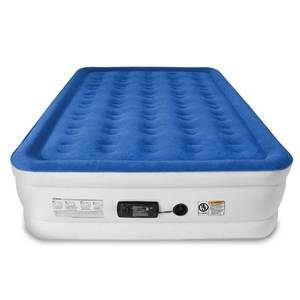 lot 93491 image: SoundAsleep Dream Series Luxury Air Mattress with ComfortCoil Technology & Built-in High Capacity Pump for Home & Camping- Double Height, Adjustable, Inflatable Blow Up, Portable - Queen Size - Retail $149.94