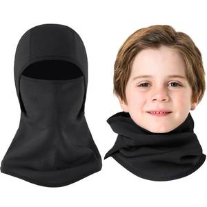 lot 93492 image: Aegend Kids Balaclava Windproof Ski Face Warmer for Cold Weather Winter Sports Skiing, Running, Cycling, 1 Piece, 6 Colors Black