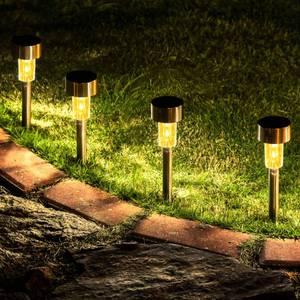 lot 93507 image: GIGALUMI 16 Pack Solar Path Lights Outdoor,Solar Lights Outdoor Waterproof,Stainless Steel LED Landscape Lighting,Solar Garden Lights for Driveway,Pathway,Patio,Yard