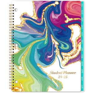 lot 93540 image: Student Planner 2024-2025 - School Planner 2024-2025 Student, 11��  9��, Academic Planner 2024-2025 with Stickers, Monthly Tabs, Perfect Organizer