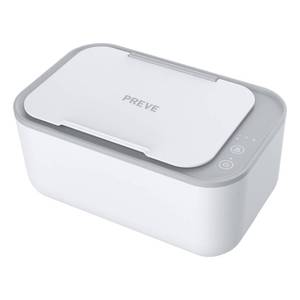 lot 93560 image: Deluxe Baby Wipe Warmer and Baby Wet Wipes Dispenser Smart Precise Temperature Control with Multiple Heating Modes Large Capacity Diaper Wipe Warmer(White)