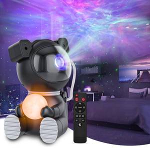lot 93580 image: Cayclay Astronaut Galaxy Projector, Star Projector with Timer and Remote, Galaxy Projector with Moon Lamp, LED Nebula Night Light for Kids, Adults, Room Decor, Gift (Black)