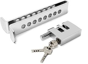 lot 93593 image: General Car Anti-Theft Brake Clutch Lock, Car Security Protection Safety Portable Lock, Stainless Steel Heavy Duty Car Brake Lock with 3 Keys