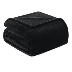 lot 93647 image: Exclusivo Mezcla Fleece Blanket King Size for Bed, Super Soft and Warm, All Season Use, Cozy, Plush, Lightweight, 90x104 Inches, Ivory