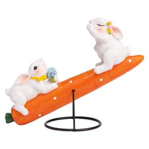lot 93708 image: Valery Madelyn Bunny Decor Yard Decorations,Garden Decor for Outside, 2Pcs Cute Rabbit Figurines for Home, Garden Outdoor Animals Statues for Table Gifts for Mom