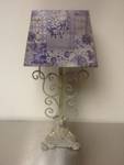 Nice 30 inch tall and Decour pieces not a lamp looks like warning there any
