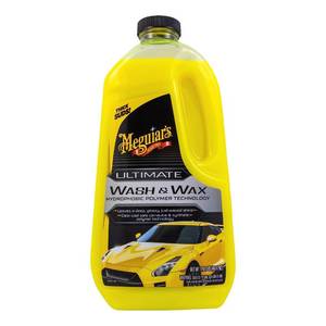 lot 71618 image: Meguiars Ultimate Wash and Wax, Car Wash and Car Wax Cleans and Shines in One Step - 48 Oz Container