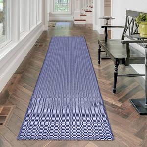 lot 71631 image: KOZYFLY Washable Runner Rug 2.6x12 ft Hallway Kitchen Runner Rugs with Rubber Backing Green and White Entryway Runner Indoor, Extra Long Carpet Runners for Hall Kitchen Entryway