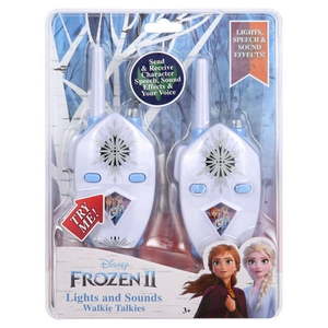 lot 71680 image: Disney Frozen Light-Up Deluxe Walkie Talkies for Girls Ages 3 Years and Up. Push to Talk Function. Power On  Off Switch.