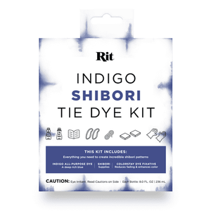 lot 71682 image: Rit Indigo Shibori Tie Dye Kit 8 fl. oz.