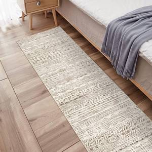 lot 71800 image: Washable Moroccan Runner Rug 26x8- Non Slip Living Room Rugs Bedroom Carpet Rubber Backing Hallway Floor Mat for Home Entryway with Low Pile Modern Rug 26x8 Beige