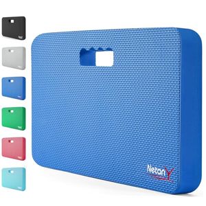 lot 71807 image: NETANY Extra Thick Kneeling Pad for Gardening, Comfortable Knee Pad Cushion, Extra Large Foam Kneeler Mat for Gardening, Baby Bath, Work, Exercise & Yoga, Mechanic, 17.8 x 11 x 1.5 in, Blue