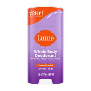 lot 71810 image: Lume Whole Body Women�s Deodorant - Smooth Solid Stick - Aluminum Free - Lavender Sage - 2.6oz