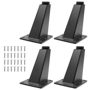 lot 71822 image: PHITUODA Sofa Legs Set of 4, Matte Black Replacement Couch Legs,3-58 Inch  92mm Metal Furniture Legs for Cabinet Feet & DIY Furniture