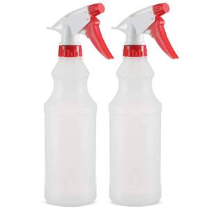 lot 71902 image: DilaBee Plastic Spray Bottles, Empty Spray Bottles for Cleaning Solutions Leak Proof Mist Stream Cleaning Spray Bottle, Spray Bottle for Hair, Alcohol, Bleach, Plant, Cats, Squirt Bottle (2-Pack) 16oz