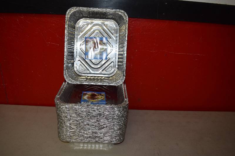 lot 49 image: 36 Durable Foil Roaster Pans