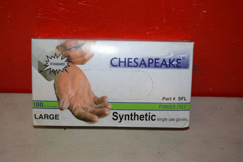 lot 69 image: 10 Boxes of 100 Chesapeake Synthetic Gloves