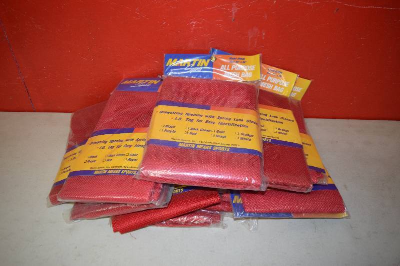 lot 84 image: 14 Martin Sports All Purpose Mesh Bags