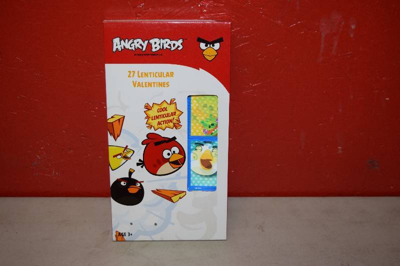 lot 113 image: 28 Packages Angry Birds Valentines Cards