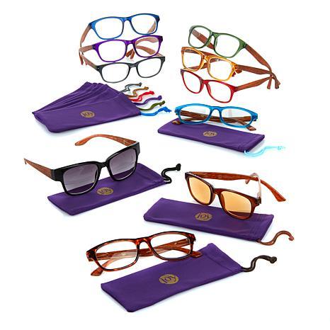 lot 136 image: 10 Pairs Joy Mangano Shades Readers