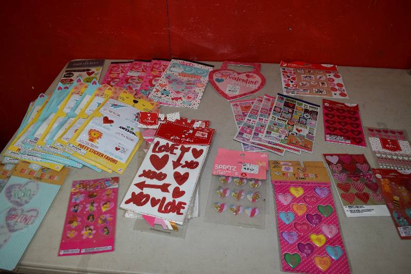 lot 190 image: Valentines Stickers