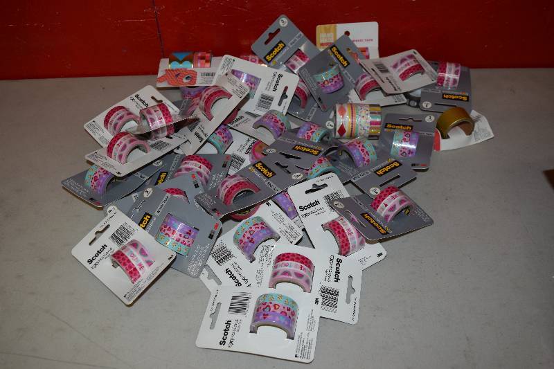 lot 202 image: 114 Rolls Washi Tape