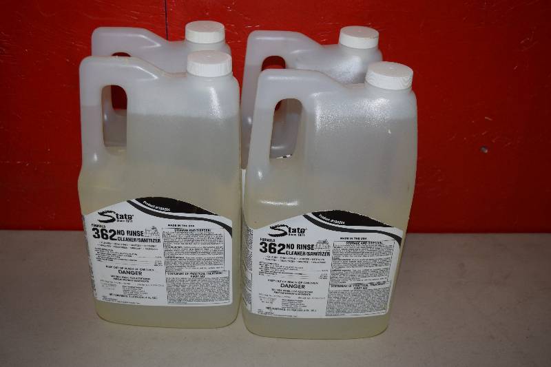 lot 277 image: 4 Bottles No Rinse Cleaner Sanitizer