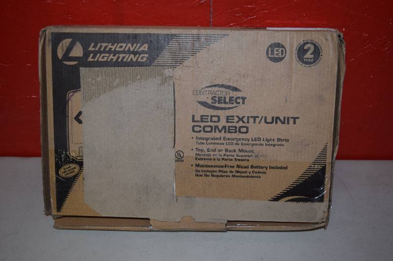 lot 285 image: Lithonia LED Exit Combo