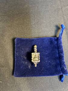 lot 8 image: Sterling Silver Dreidel