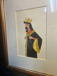 lot 4750 image: Sleeping Beauty King Stefan Production Cel Setup