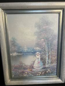 lot 4759 image: Frames Impressionist oil painting