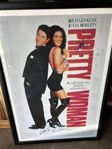 lot 5475 image: Pretty Woman signed and framed