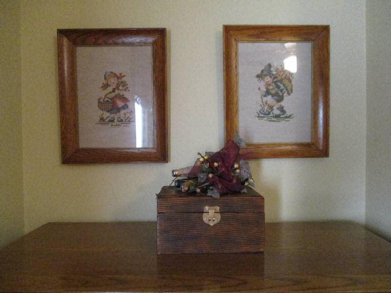 lot 282 image: Needlepoint & Home Dcor Lot