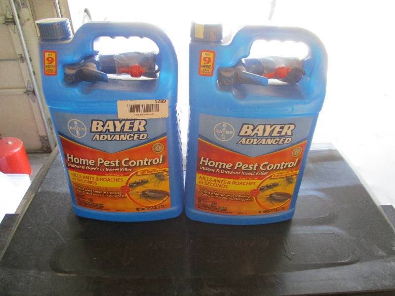 lot 1289 image: Bayer Home Pest Control Full Bottles