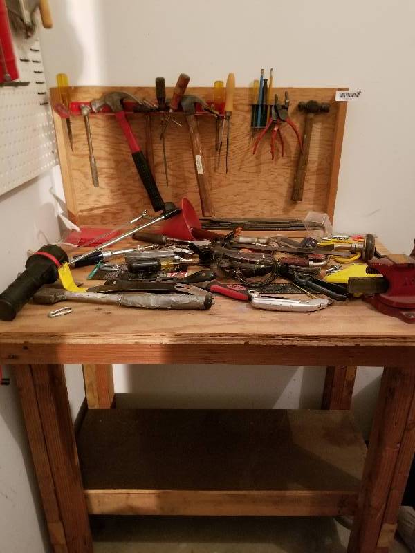 lot 353 image: Tool Bench Tools not included