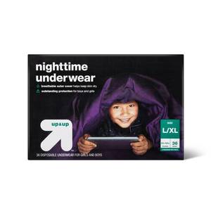 lot 1211 image: Up and Up Nighttime Underwear Size LXL, 36 Ct.