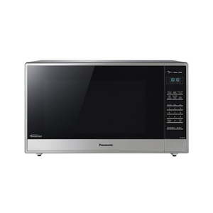 lot 1256 image: Panasonic 2.2 cubic ft. Stainless-Steel Microwave Oven with Inverter Technology.