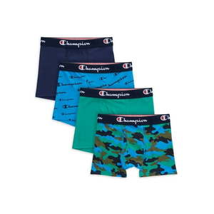 lot 1266 image: Champion Boys Everyday Active Stretch Boxer Briefs 4-Pack Size M.