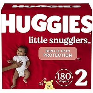 lot 2215 image: Huggies Little Snugglers Baby Diapers Size 2 180 Ct