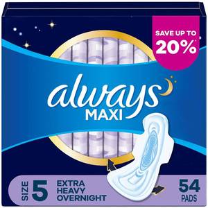 lot 2237 image: Always Maxi Overnight - Extra Heavy - 54 Count