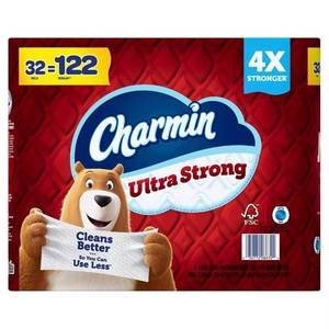 lot 2257 image: Charmin Ultra Strong Toilet Paper (231 SheetsRoll, 32 Rolls)