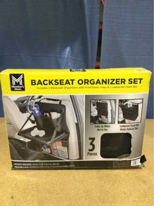 lot 2260 image: Members Mark Backseat Organizer Set 3 Pieces