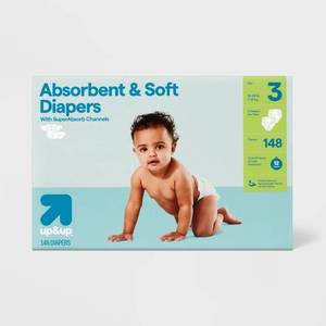 lot 2262 image: Disposable Diapers - Size 3 - 148ct - up&up