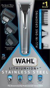 lot 2277 image: Wahl - Stainless Steel LI Trimmer - Silver - Stainless Steel