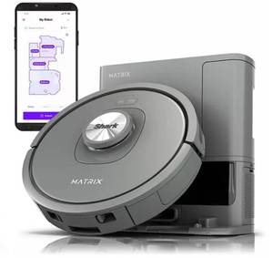 lot 7203 image: Shark Matrix Self-Emptying Robot Vacuum With 60 Day Dock, Precision Home Mapping, Wi-Fi Connected