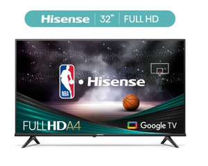 lot 7222 image: Hisense 32-Inch Class A4 Series FHD 1080p Google Smart TV