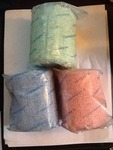 This lot is for 24 rolls of plaster  casting material  multicolors many uses