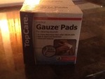 24 boxes of gauze pads
