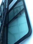 Large sliding glass RV window